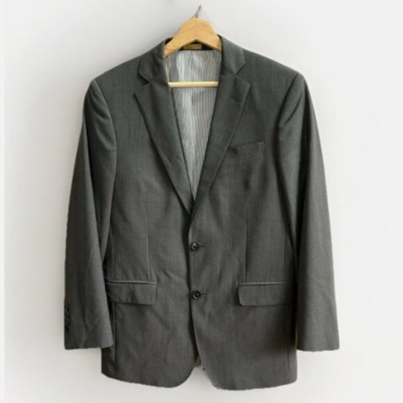 Brooks Brothers Mens 36S Explorer Regent Fit Gray Sport Coat Blazer Suit Jacket - Picture 1 of 10